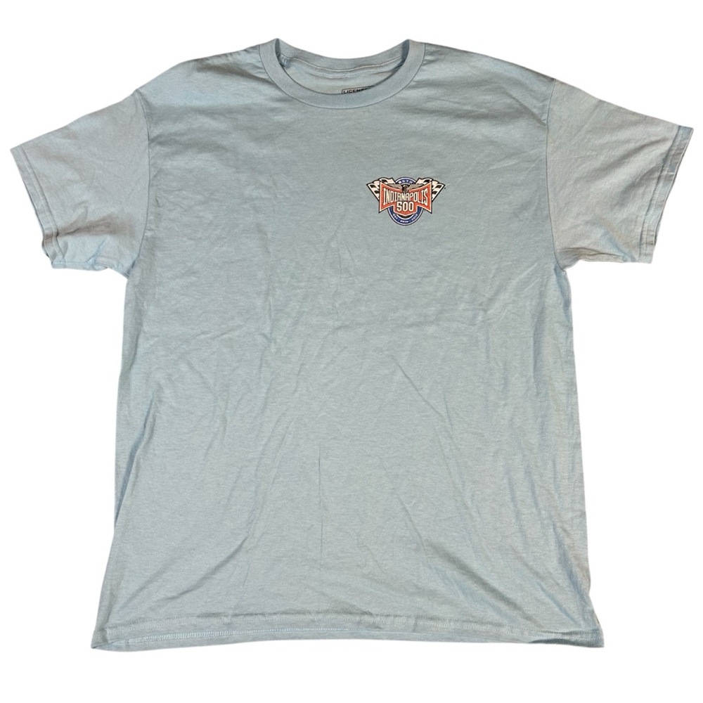 Indycar Licensed Product 2002 Indianapolis 500 Racing Men's Blue T-Shirt Large